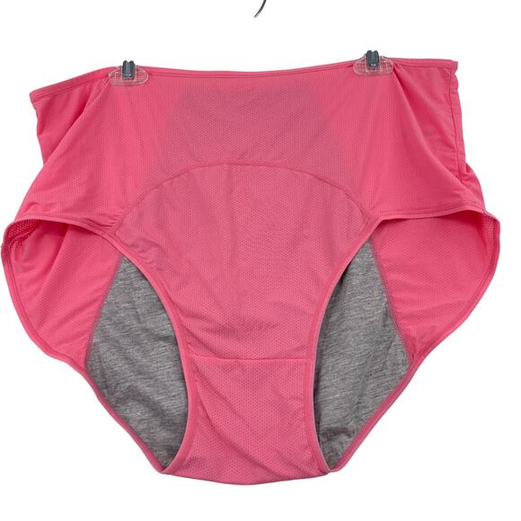 Everdries Leakproof Brief Panty Size 4X Pink Discreet Underwear Absorbent - Picture 1 of 7